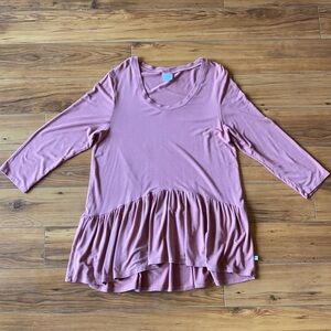 Jax & Lennon Peplum Tunic Top